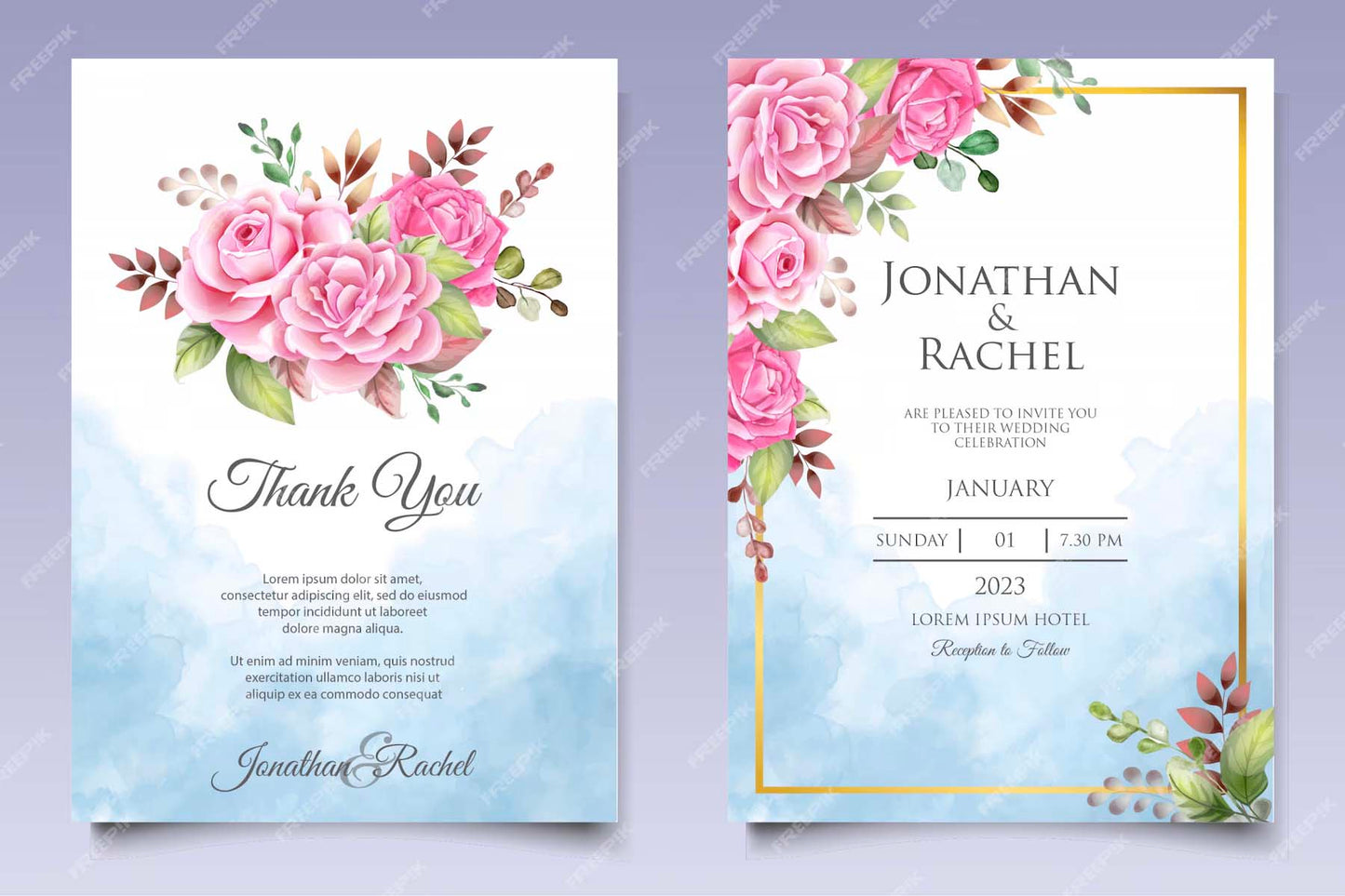 Digital Wedding Invitation Cards