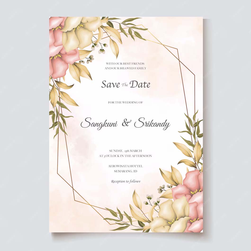 Digital Wedding Invitation Cards