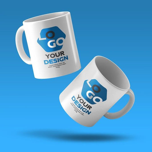 Corporate White Mugs Pack of 10