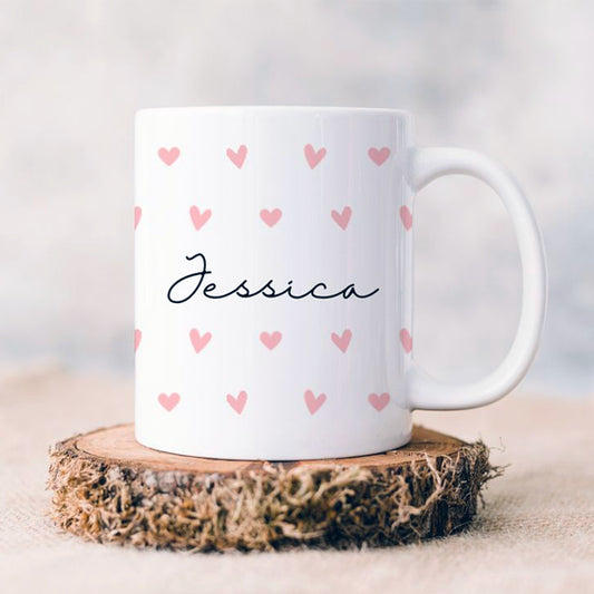 SIMPLE VALENTINE MUG WITH NAME (VM-0019)