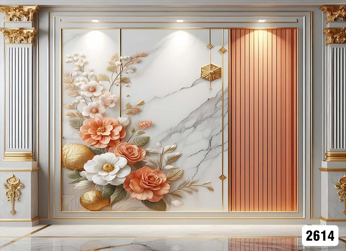 3D PVC WALLPAPER