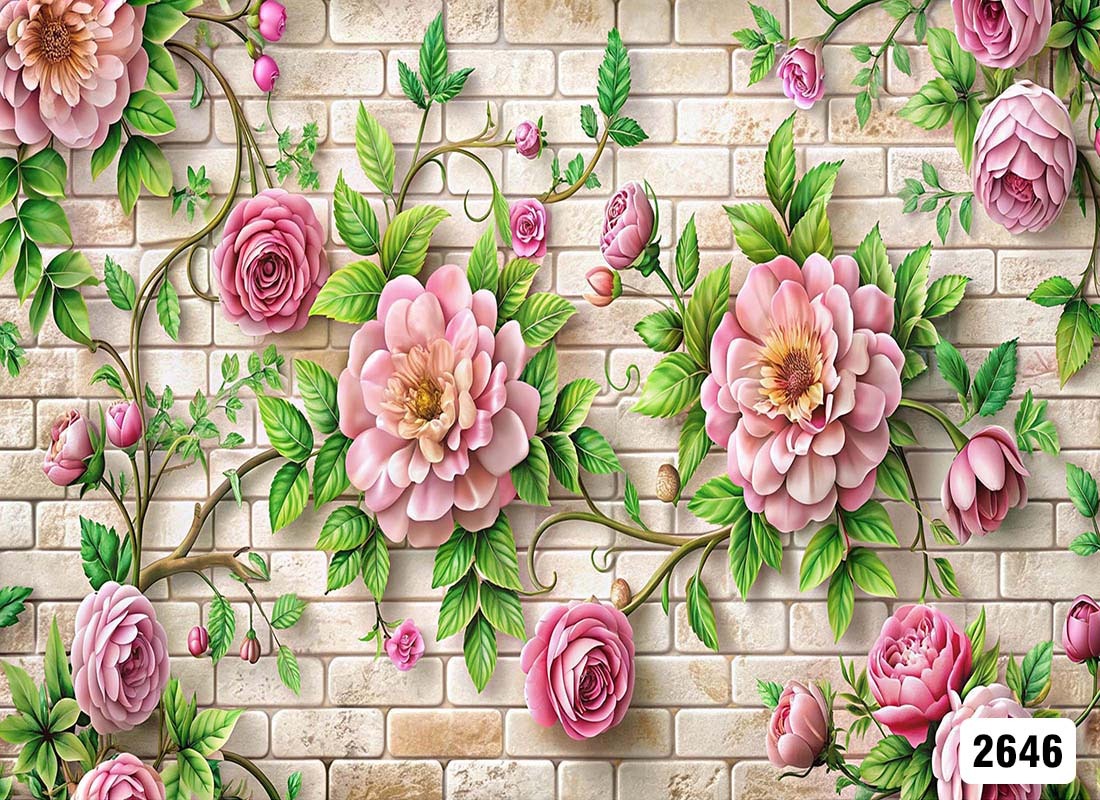 3D PVC WALLPAPER